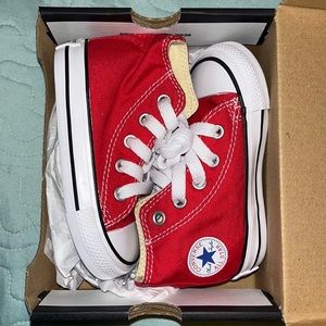 Infant converse red chucks